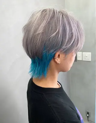 ショート カラー share salon OXY 渋谷店所属・髪質改善×ケア ブリーチ/KEIGOのヘアスタイル