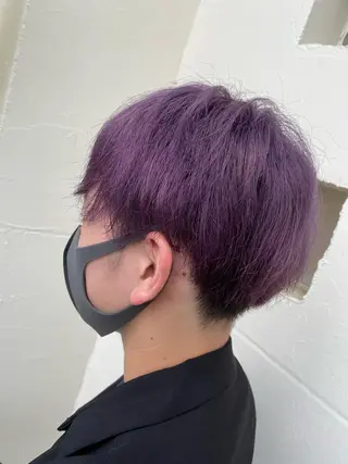 カラー メンズ ami🍑艶カラー/ 髪質改善/透明感のヘアスタイル