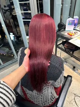 ミディアム カラー パーマ ヘアアレンジ RAF TOKYO所属・暖色💖ツヤ髪💖 masae🌼のヘアスタイル