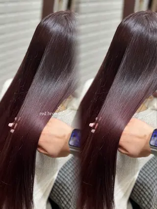 ロング ピンク/艶感カラー / AIRI🎀🎀のヘアスタイル