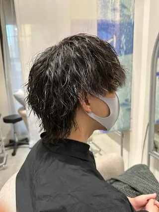 ショート パーマ メンズ 💎メンズパーマ特化 🥇癖毛活かしのプロのヘアスタイル