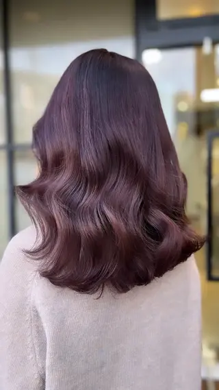 セミロング AVANCE.西田辺所属・木本晴香/髪質改善 ／新規再来No.1/のヘアスタイル