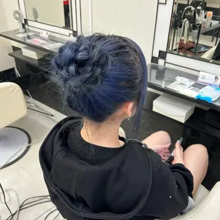 ロング ベルグロー🧡 心斎橋スタッフ🦋のヘアスタイル