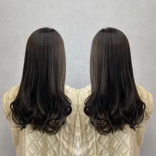 ロング カラー tocca 💜石田愛結💜のヘアスタイル