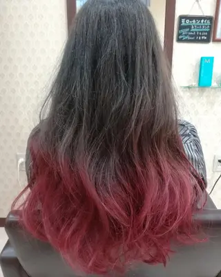 ロング カラー sato shoheiのヘアスタイル