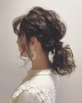 セミロング ヘアアレンジ あんざき みわのその他イメージ