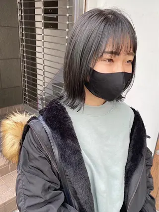 ミディアム カラー MR.GOOD MORNING所属・MR.GOOD MORNINGフジイのヘアスタイル