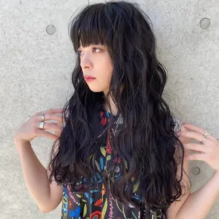 ロング パーマ Mizobe misakiのヘアスタイル
