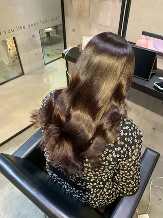 ロング メンズ・カラー友田 良のヘアスタイル