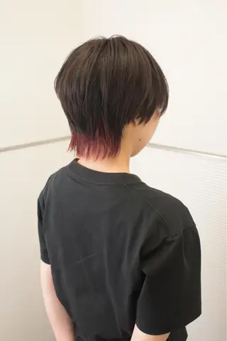 ショート カラー 千葉 慎也のヘアスタイル