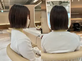 ショート カラー 山田勇真 ボブ/縮毛矯正/金山のヘアスタイル