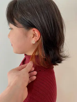 カラー ✨艶ブリーチカラー ✨四ノ宮裕己のヘアスタイル