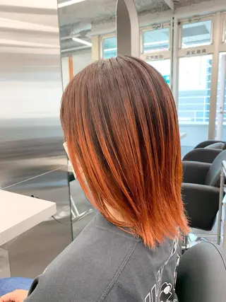 ミディアム カラー 店長担当🌟 矢吹ガブリエル🌟のヘアスタイル