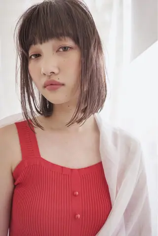 ミディアム カラー 山下 直人のヘアスタイル