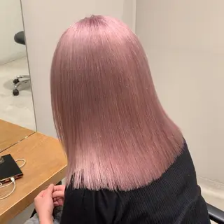 ミディアム カラー サロウィン(SALOWIN)原宿iori店所属・れい🫧 ハイトーン特化のヘアスタイル