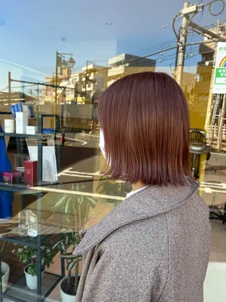 ミディアム カラー 似合わせ 垢抜け🌟 AKINOのヘアスタイル