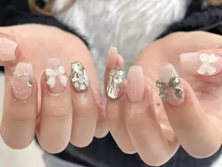 ネイル 🤎mini 🤍可愛らしいネイルのネイルデザイン