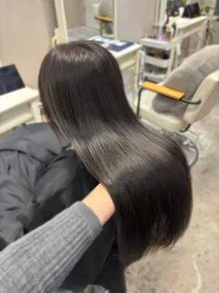 ロング カラー estrela エストレーラ所属・ブリーチなしカラー 🥣髪質改善/はなえのヘアスタイル