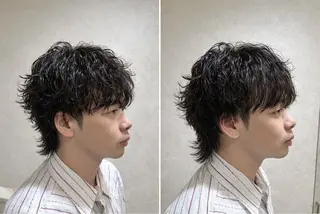 パーマ メンズ ユージ ✂︎ メンズカット＆パーマのヘアスタイル