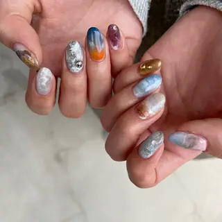 ネイル RooM tani /個性派ニュアンスのネイルデザイン