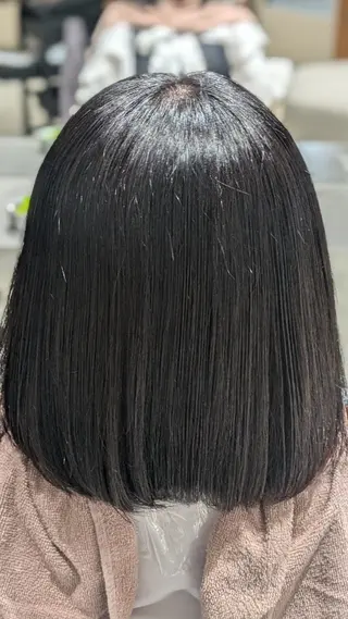 カラー 縮毛矯正💕艶カラー 金川萌萌のヘアスタイル