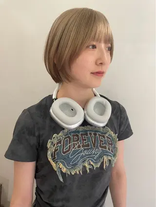 ショート Cinq所属・ハイライト🌟/ ボブ/豊田のヘアスタイル