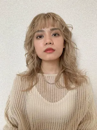 ロング カラー メンズ GO TODAY シェアサロン 表参道Flos店所属・nishi fuyumiのヘアスタイル