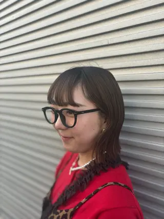 ショート カラー 透明感カラー/ くびれヘア/ユウユのヘアスタイル