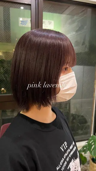 ショート カラー オカベ ショウマのヘアスタイル