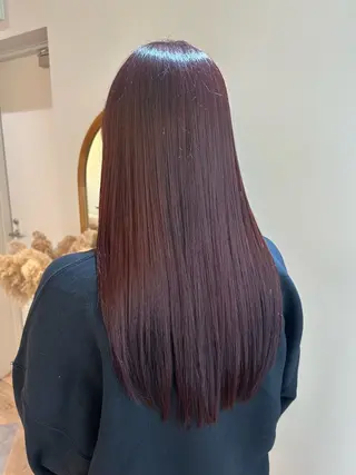 ロング サコ ミのヘアスタイル