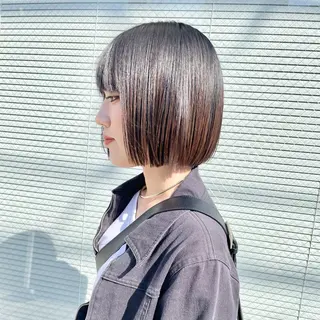 ショート カラー パーマ ショートボブ縮毛矯正 髪質改善のプロ山道潤のヘアスタイル