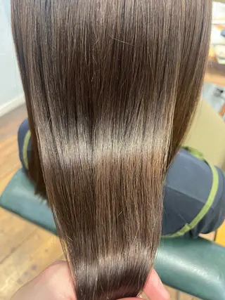 ロング カラー 髪質改善/縮毛矯正/ 超高濃度水素ケアのヘアスタイル