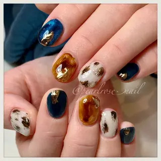 ネイル Beauty salon Ryu・ange所属・PEARL ROSE パールローズのネイルデザイン