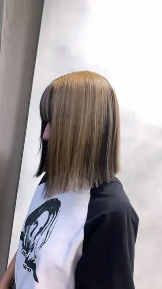 ミディアム L STUDIO心斎橋店所属・派手髪支持率No1 Eisukeのヘアスタイル