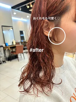 パーマ ボブ/ミディアム 親しみやすさ/さくらのヘアスタイル