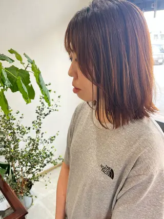 ミディアム 美容室LAND所属・濱口 真優のヘアスタイル