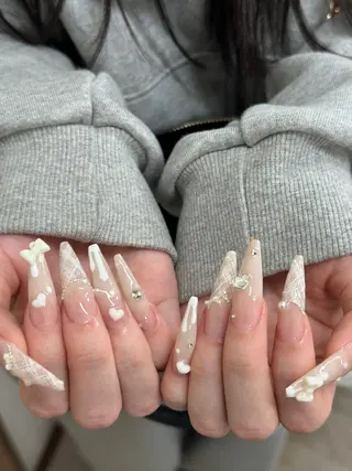 ネイル Momo チップ長さ出し専門店のネイルデザイン