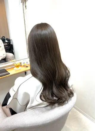 ロング カラー ショート/白髪ぼかし 君和田若菜のヘアスタイル