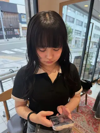 ロング カラー レイヤー/艶カラー /yuan⟡.·のヘアスタイル