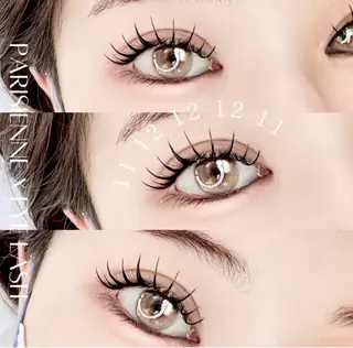 マツエク・マツパ eye＋nano所属・韓国風束感まつ毛🩵 Nozomiのマツエク・マツパデザイン