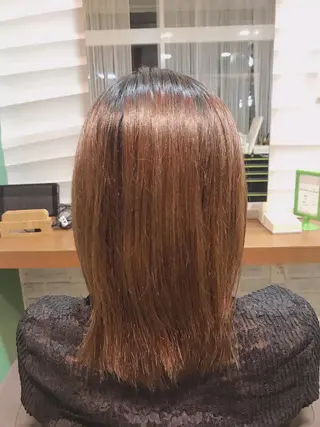 ミディアム 川村 綾のヘアスタイル