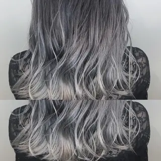 ミディアム カラー AMI Hair  supply所属・髪質改善カラー 韓国風レイヤーのヘアスタイル