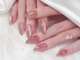 ネイル ネイルサロンAiri 長さ出し·シンプルのネイルデザイン