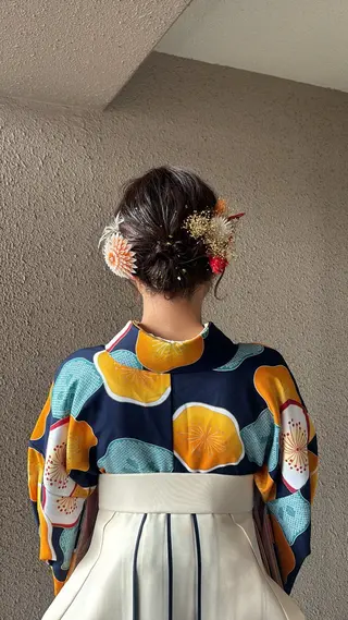 ミディアム ヘアアレンジ chouette/ 根本優希のヘアスタイル