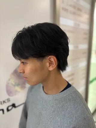 パーマ メンズ デザインカット /竜也のヘアスタイル