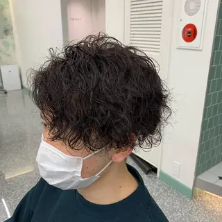 ショート パーマ 小沼 正悟のヘアスタイル