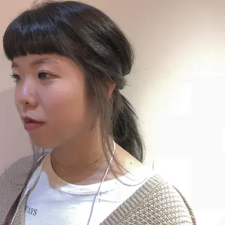 ミディアム カラー 🌸ハイトーン 新田　廉 🌸のヘアスタイル