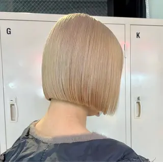 セミロング カラー 透明感/血色カラー/ 似合せレイヤー/ゆいのヘアスタイル