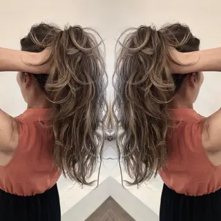 ロング カラー Hair make VERDA所属・宮下 耕平のヘアスタイル