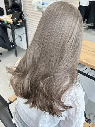 ロング カラー ヘアアレンジ 🫧透明感カラー/ ナルハ🫧のヘアスタイル